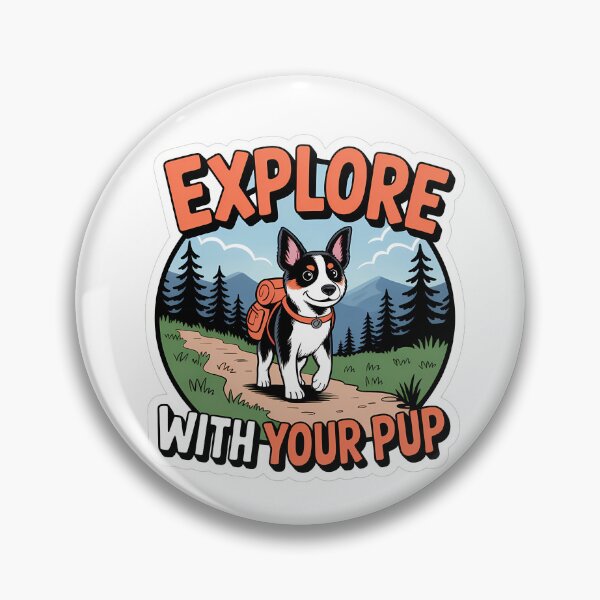 Item preview, Explore with Your Pup Comic Style designed and sold by NiftyWrx.