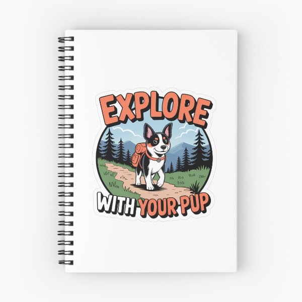 Item preview, Explore with Your Pup Comic Style designed and sold by NiftyWrx.