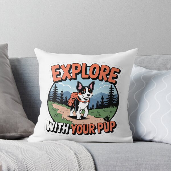 Item preview, Explore with Your Pup Comic Style designed and sold by NiftyWrx.