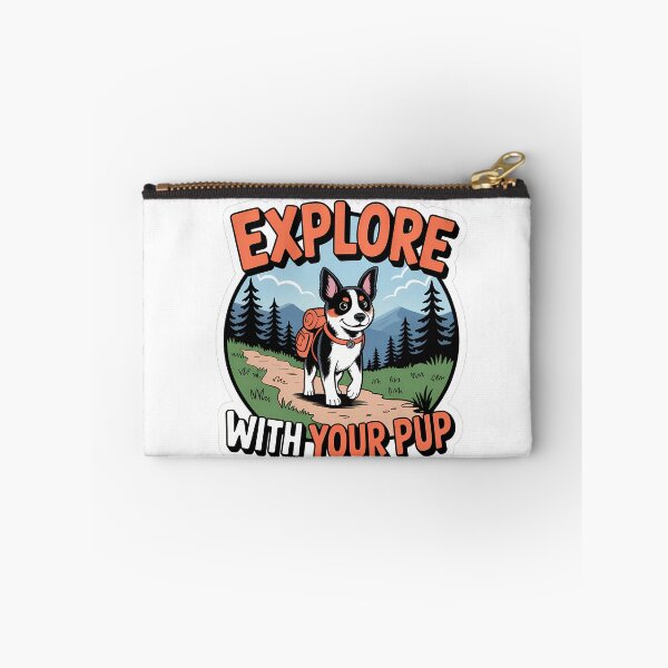 Item preview, Explore with Your Pup Comic Style designed and sold by NiftyWrx.