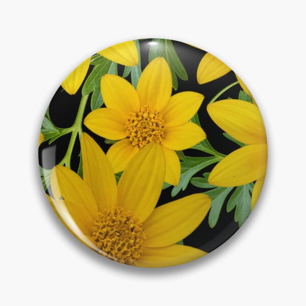 Item preview, Sunny Yellow Flowers Coreopsis on Black designed and sold by Art in My Loft.