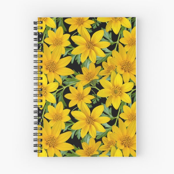 Item preview, Sunny Yellow Flowers Coreopsis on Black designed and sold by Art in My Loft.
