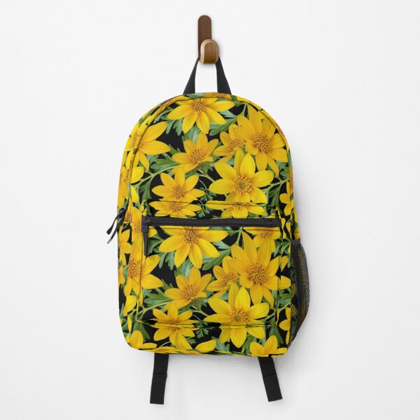 Item preview, Sunny Yellow Flowers Coreopsis on Black designed and sold by Art in My Loft.