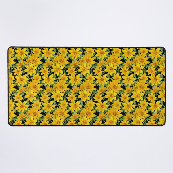 Item preview, Sunny Yellow Flowers Coreopsis on Black designed and sold by Art in My Loft.