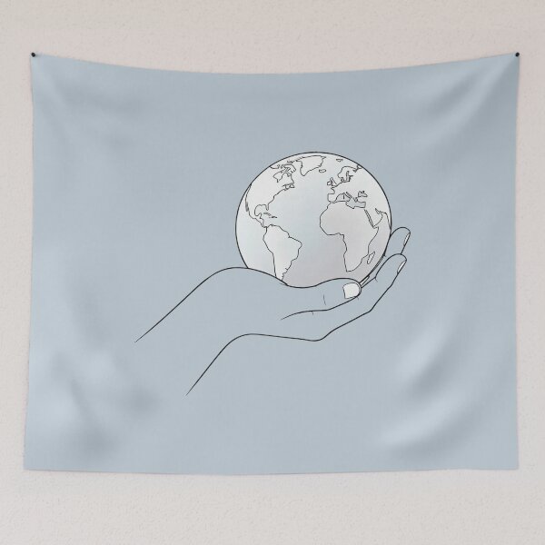 Item preview, A globe held in the hand designed and sold by MagelliShop.