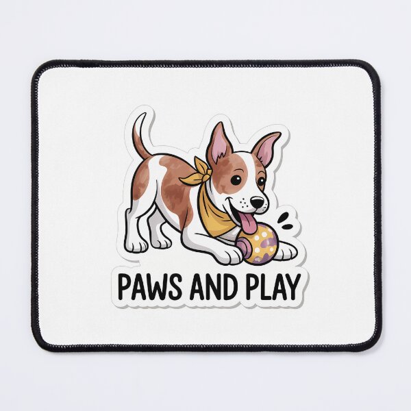 Item preview, Paws and Play Watercolor Bandana Dog designed and sold by NiftyWrx.