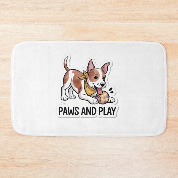 Item preview, Paws and Play Watercolor Bandana Dog designed and sold by NiftyWrx.