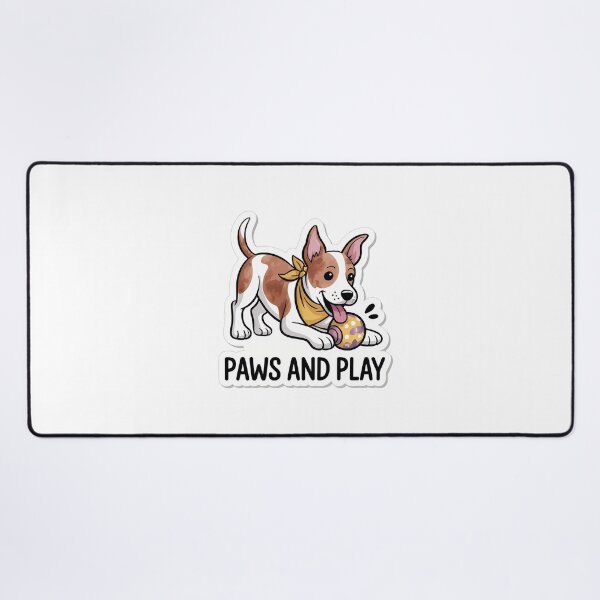 Item preview, Paws and Play Watercolor Bandana Dog designed and sold by NiftyWrx.