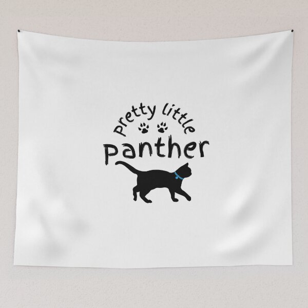 Item preview, A Thousand Butterflies: Pretty Little Panther (Leeza) (Finn) (Black cat design) designed and sold by Ree Winters.