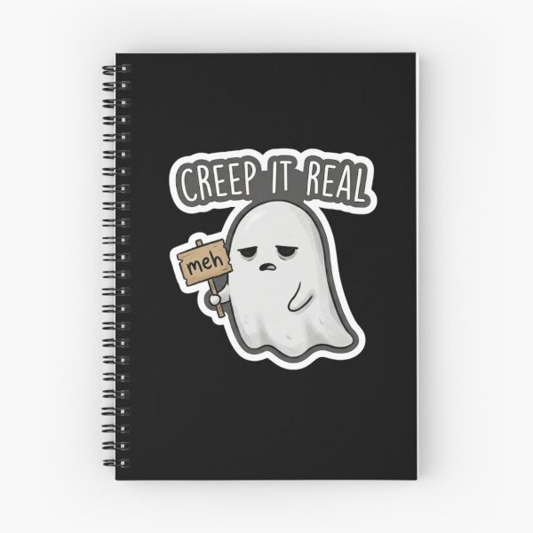 Item preview, Creep It Real Halloween Ghost Sticker designed and sold by Cerys-GS.