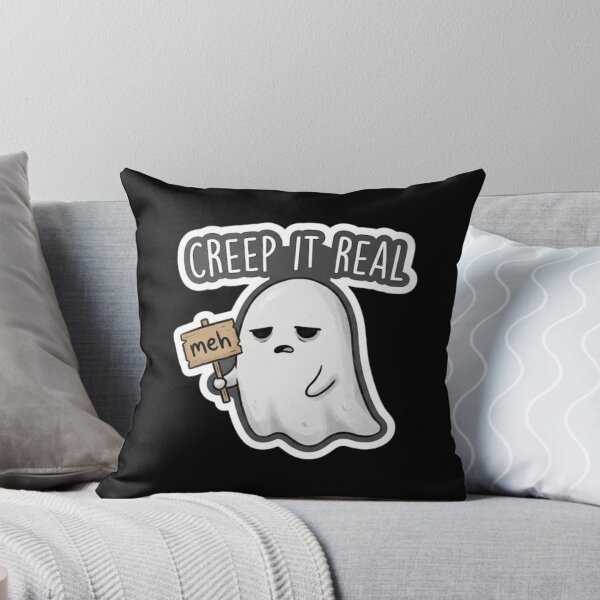 Item preview, Creep It Real Halloween Ghost Sticker designed and sold by Cerys-GS.