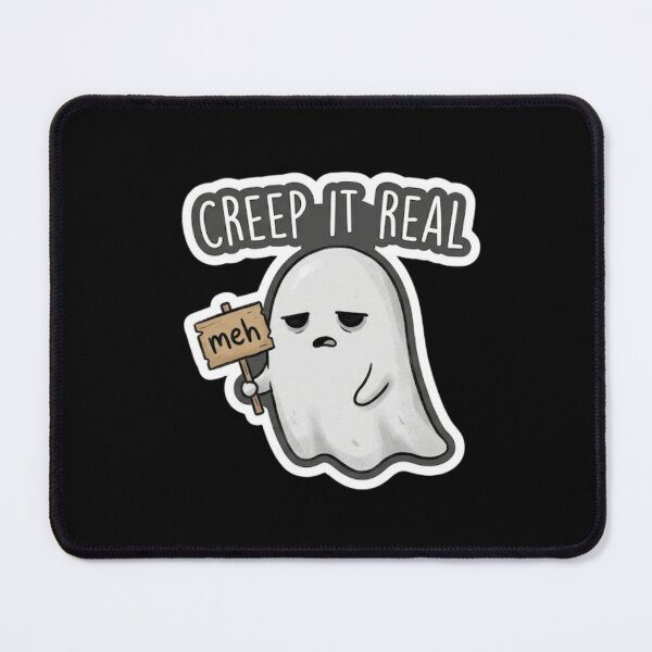Item preview, Creep It Real Halloween Ghost Sticker designed and sold by Cerys-GS.