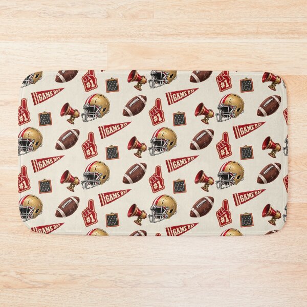 Item preview, San Francisco Football Pattern – Red & Gold Game Day designed and sold by SnugbugStudios.