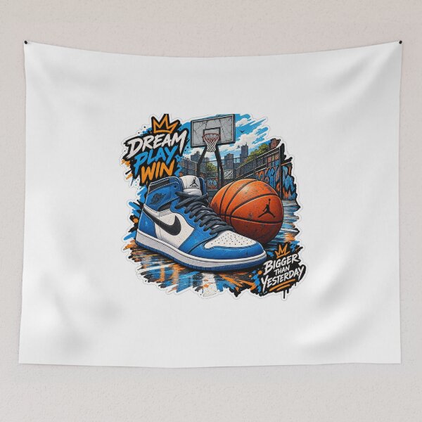 Item preview, Dream Play Win Basketball Streetwear Sneaker Art Sticker designed and sold by PRIME4YOU.