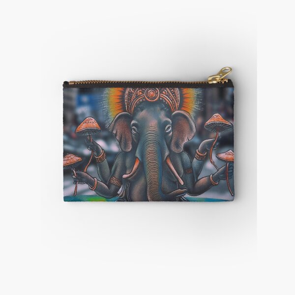 Item preview, Ganesha with Mushrooms designed and sold by MongLongStudio.