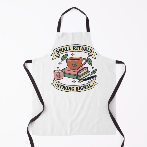 Item preview, Small Rituals, Strong Signal – Cozy Reading, Tea and Books designed and sold by ODDLUME CLUB.