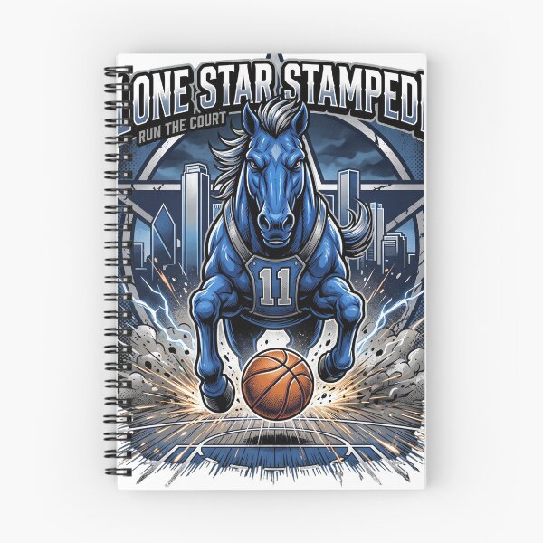 Item preview, Lone Star Stampede Dallas Basketball Stallion Mascot Art designed and sold by Pandora´s Box.
