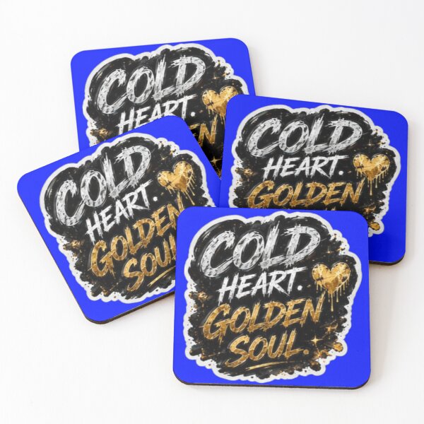 Item preview, Cold Heart Golden Soul Dripping Graffiti Sticker designed and sold by Scro-Ciob-Shop.
