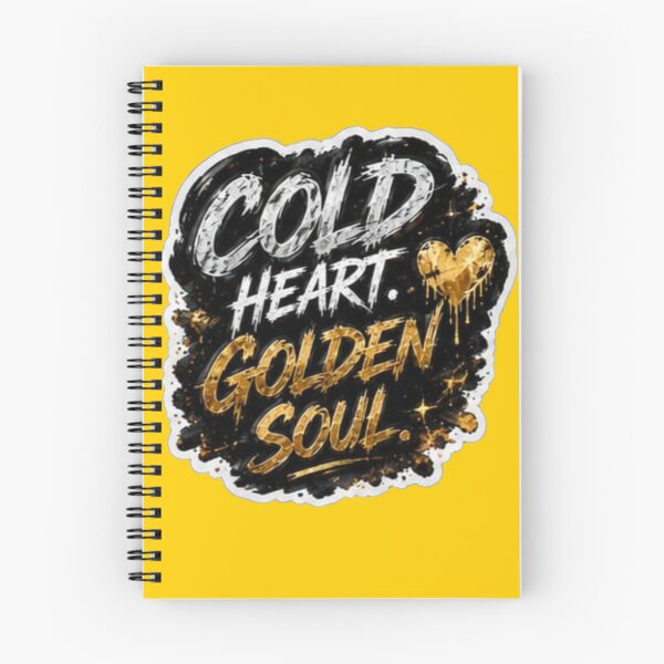 Item preview, Cold Heart Golden Soul Dripping Graffiti Sticker designed and sold by Scro-Ciob-Shop.