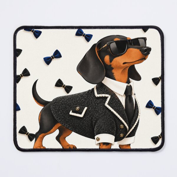 Item preview, A fashionista Dachshund designed and sold by saranagliccuris.