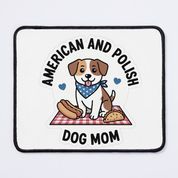 Item preview, American And Polish Dog Mom designed and sold by NiftyWrx.