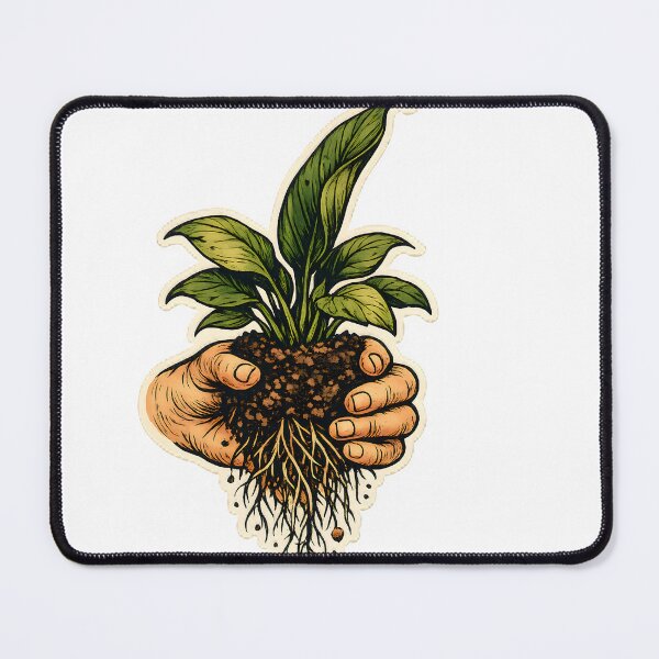 Item preview, A single determined leaf, still reaching upward. A hand-drawn botanical design for plant lovers who appreciate the stubborn little signs of life that make growing plants so rewarding. designed and sold by Naviora.