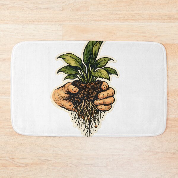 Item preview, A single determined leaf, still reaching upward. A hand-drawn botanical design for plant lovers who appreciate the stubborn little signs of life that make growing plants so rewarding. designed and sold by Naviora.