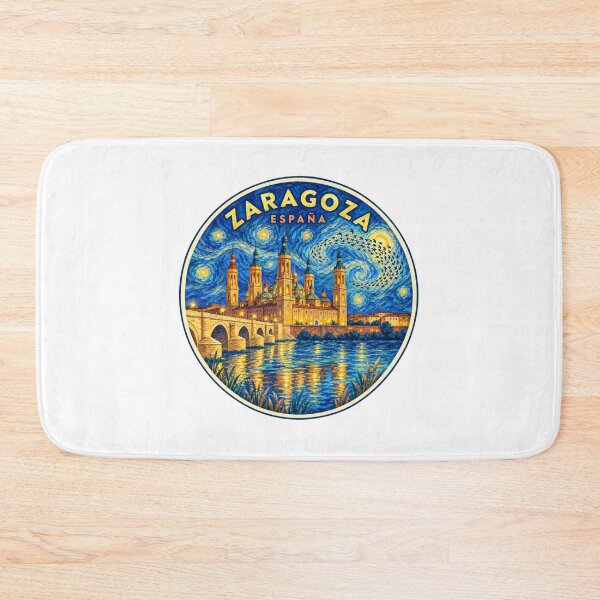 Item preview, Zaragoza España: Basílica del Pilar Starry Night designed and sold by CircinusStore.