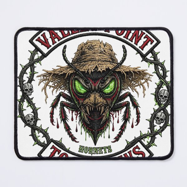 Item preview, Valley Point Hornets Killer Wasp | Biker Patch Horror Graphic designed and sold by TOCOCLAWS.