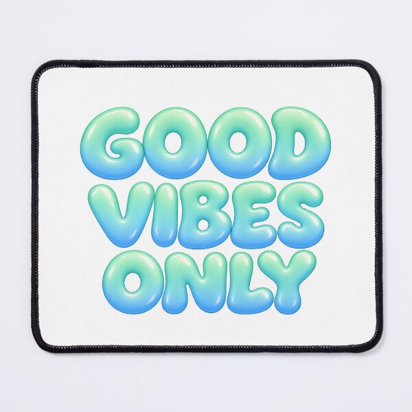 Item preview, Good Vibes Only Pastel Bubble Text designed and sold by Inkworksbyshery.