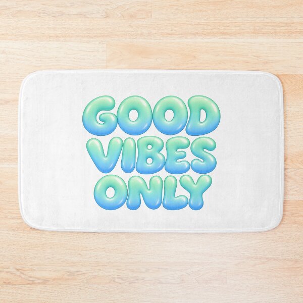 Item preview, Good Vibes Only Pastel Bubble Text designed and sold by Inkworksbyshery.