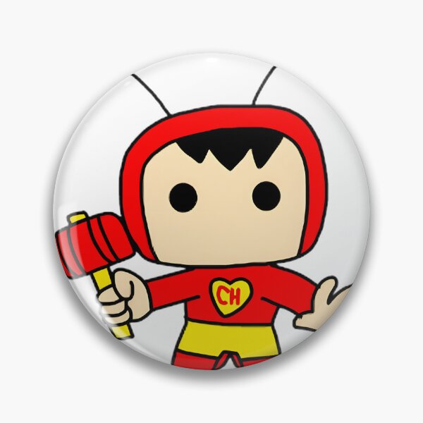 Item preview, El Chapulin Colorado Inspired Pop Art Figure Design designed and sold by mikewolf710.