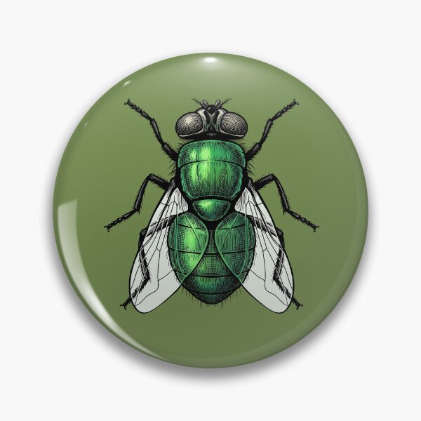 Item preview, Vintage Green Fly Insect Entomology Scientific Illustration designed and sold by MintaApparel.