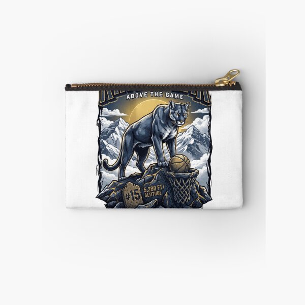 Item preview, King Of The Peak Denver Mountain Lion Basketball Art designed and sold by Pandora´s Box.
