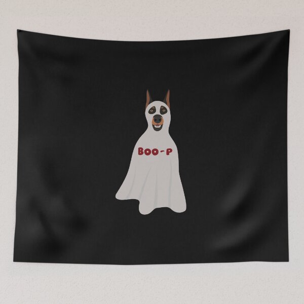 Item preview, Boo p ghost dog halloween 2026 designed and sold by stormk10.