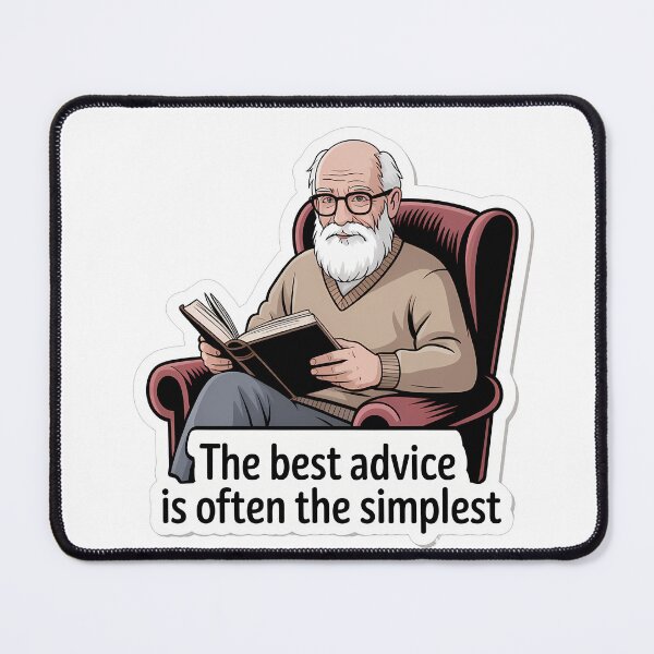 Item preview, Wise Grandfather with Simple Advice designed and sold by NiftyWrx.