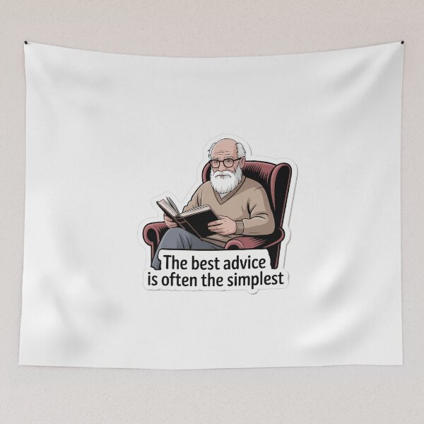Item preview, Wise Grandfather with Simple Advice designed and sold by NiftyWrx.
