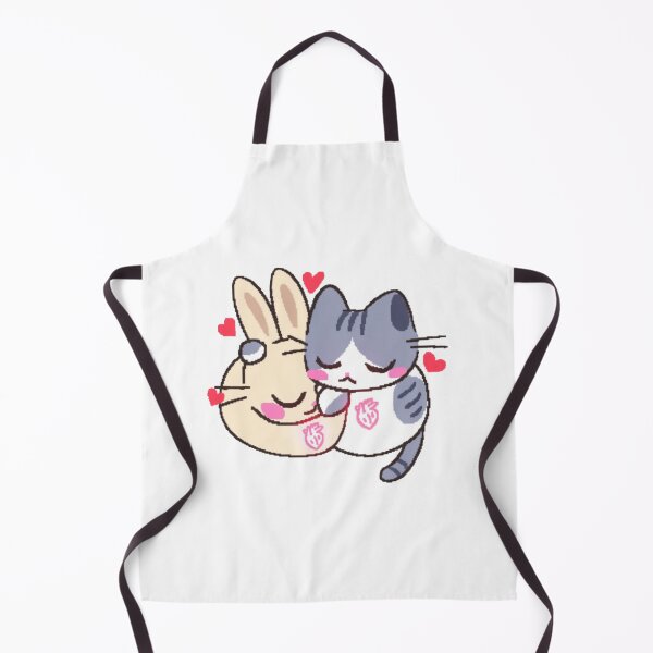Item preview, Sweet Cat and Rabbit Hug Heart Love designed and sold by Nerocatish.