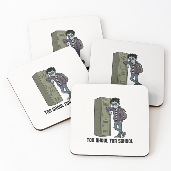 Item preview, Too Ghoul for School Halloween Ghoul Sticker designed and sold by Cerys-GS.