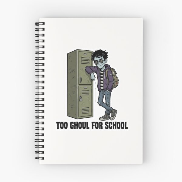 Item preview, Too Ghoul for School Halloween Ghoul Sticker designed and sold by Cerys-GS.