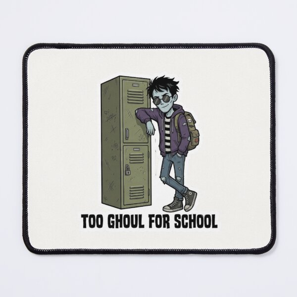 Item preview, Too Ghoul for School Halloween Ghoul Sticker designed and sold by Cerys-GS.