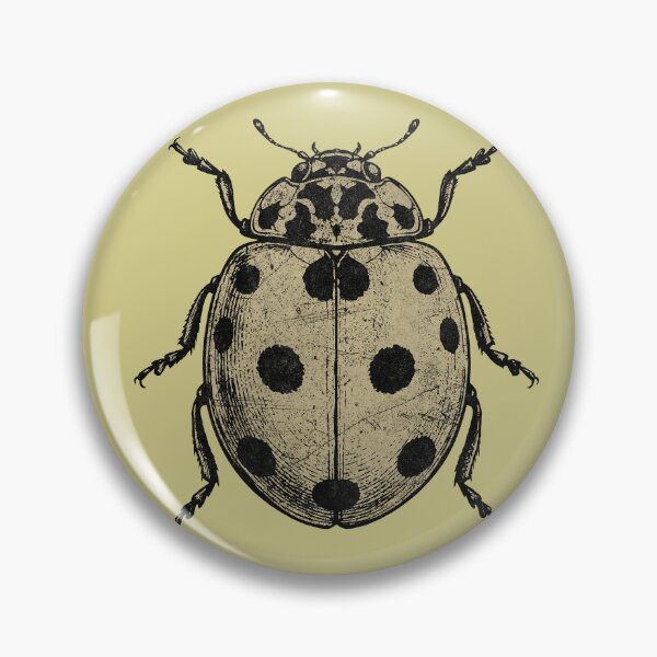 Item preview, Vintage Ladybug Illustration Nature Lover Insect Art designed and sold by MintaApparel.