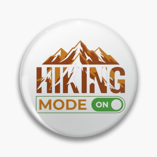 Item preview, Hiking Mode On - Vintage Mountain T-Shirt Design designed and sold by GabeMountainArt.
