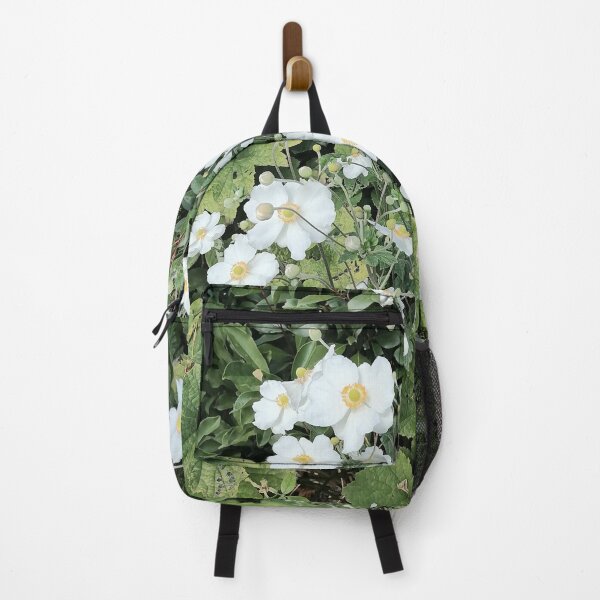 Item preview, White Japanese anemones in the garden designed and sold by PhuongVoArt.