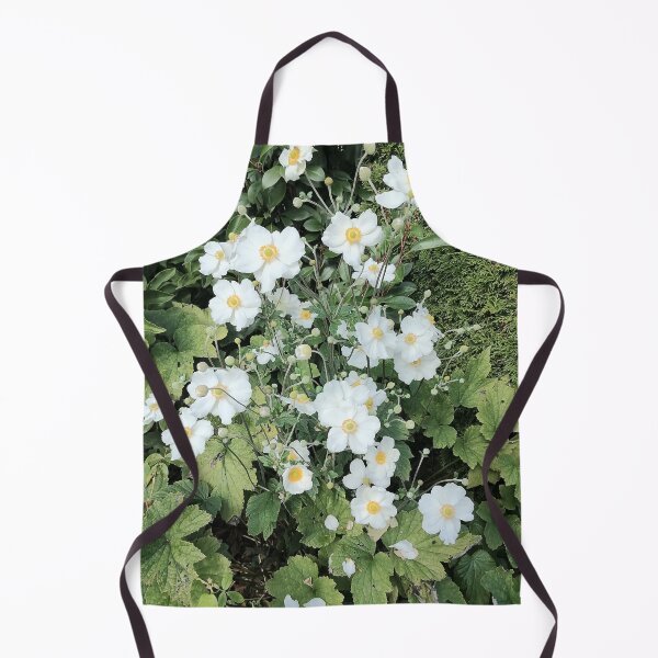 Item preview, White Japanese anemones in the garden designed and sold by PhuongVoArt.
