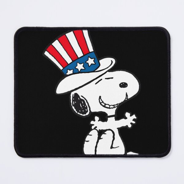 Item preview, Snoopy Wearing Uncle Sam Patriotic Hat Illustration designed and sold by Rubpp.