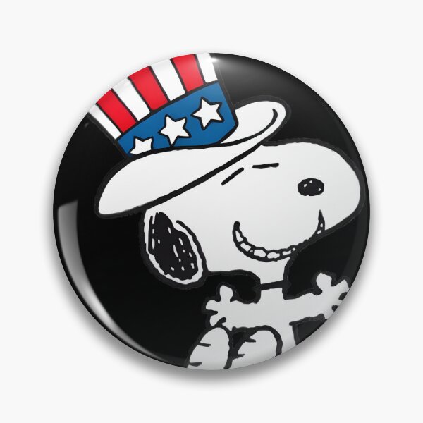 Item preview, Snoopy Wearing Uncle Sam Patriotic Hat Illustration designed and sold by Rubpp.