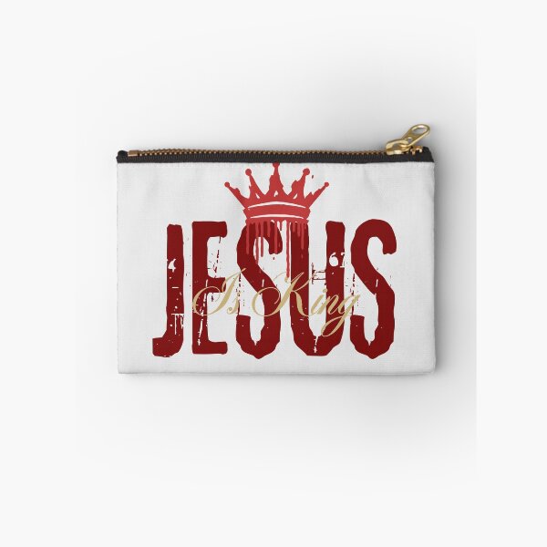 Item preview, Jesus Is King - Christian Inspirtional Quotes  - Birthday Gift Ideas - White designed and sold by Doiemacreations.