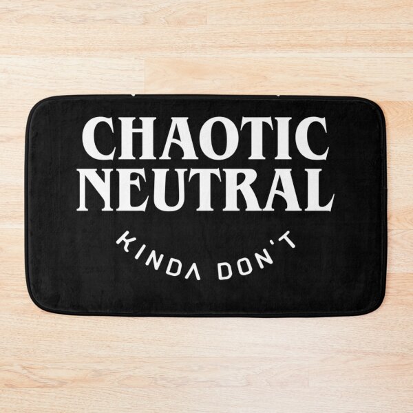 Item preview, Chaotic Neutral Alignment Kinda Care Kinda Don'T Funny Quotes designed and sold by ryswaxlere.