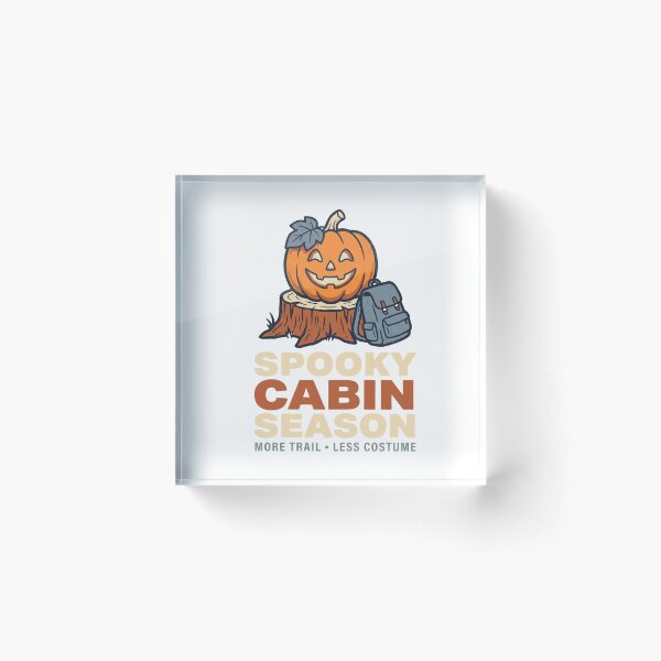 Item preview, Spooky Cabin Season PNG: Halloween Camping Pumpkin Outdoor Adventure png Rustic Cabin Clipart (Digital Download) designed and sold by BdigitalStoreArt.